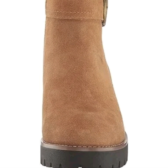 Blondie Dagger Women's Waterproof Fashion Boot, Cognac Suede - Picture 6 of 6